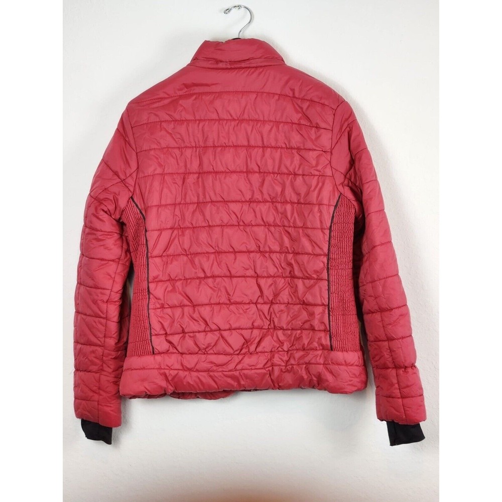 Sacha Pacha Women's Red 100% Polyimide Long Sleeve Mock Neck Jacket Size XL - Picture 2 of 7